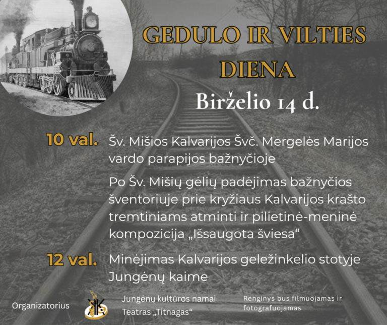 Gedulo ir vilties dienos minėjimas