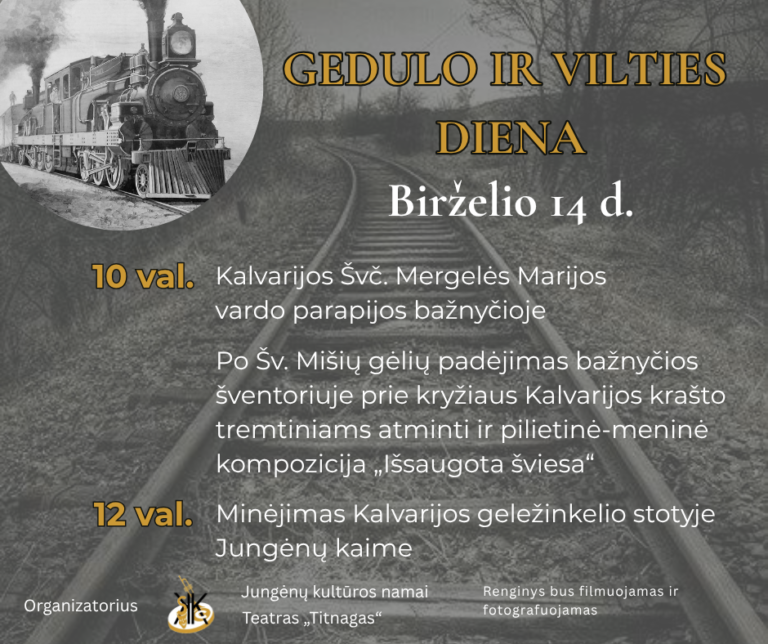 Gedulo ir vilties dienos minėjimas