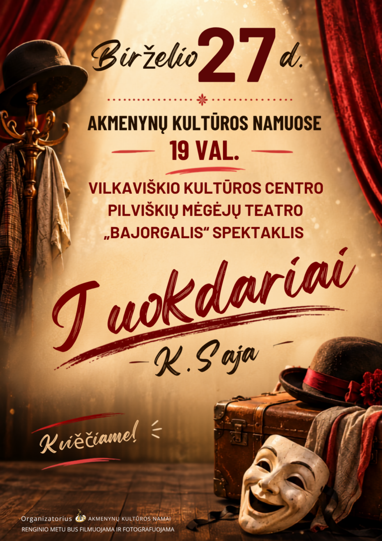 Pilviškių mėgėjų teatro  „Bajorgalis“ spektaklis