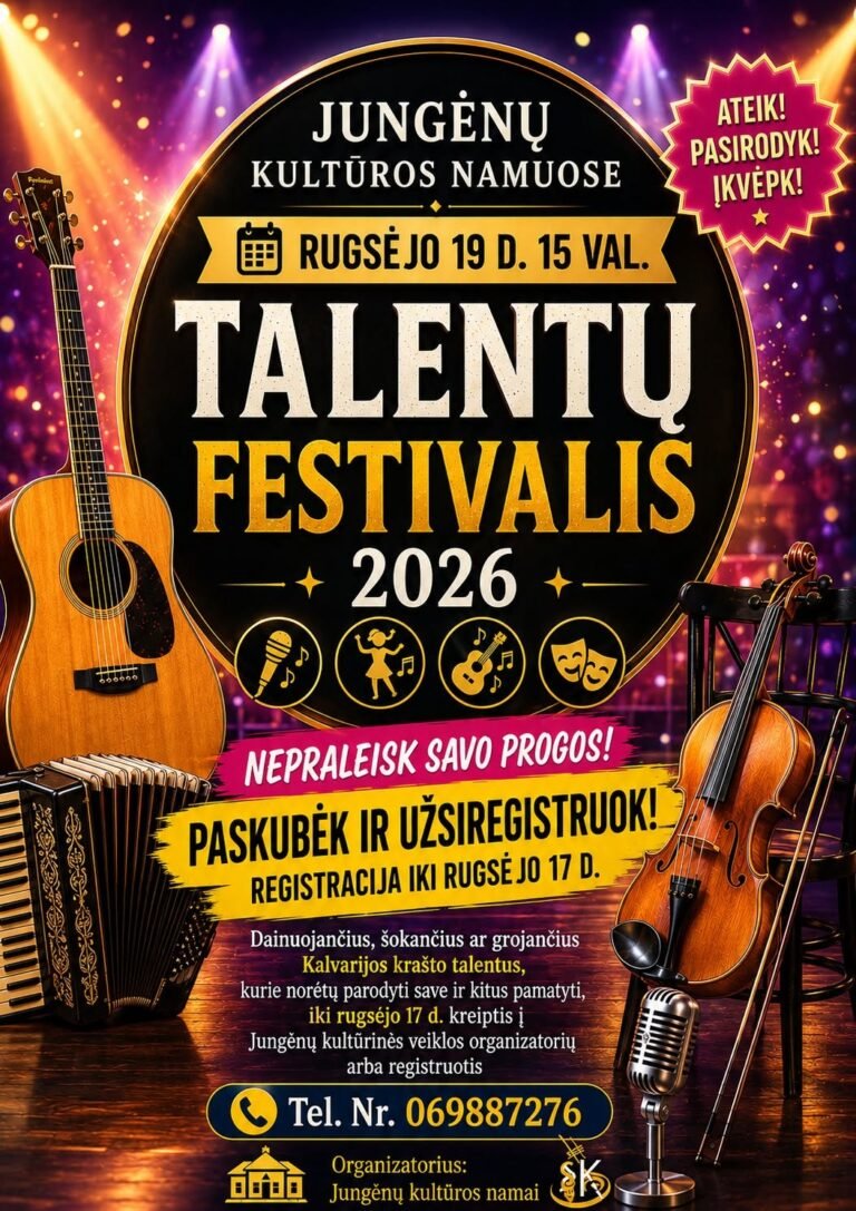 TALENTŲ FESTIVALIS 2026